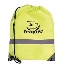 High Visibility Reflective Drawstring Bag 