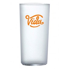 Polycarbonate Frosted Hiball Glass