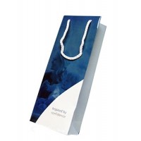 Luxury Laminated Paper Wine Bag 