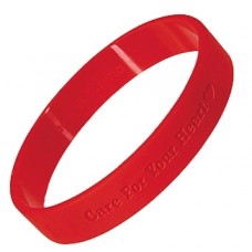  Debossed Silicone Wristbands 