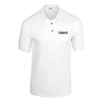 DryBlend Jersey Knit Polo - White