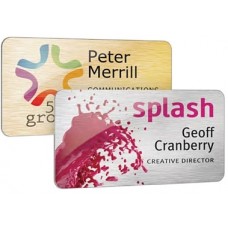  Full Colour Metal Name Badge 