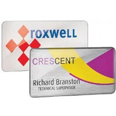 Colour Metal Name Badge 